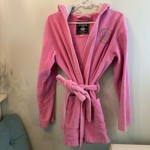 Pink Terry Cloth Robe